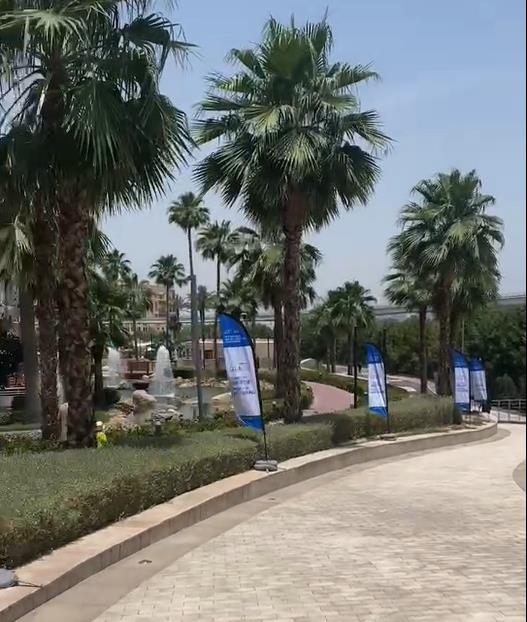 الإيجارات في الهواء الطلق الإعلان بليد العلم للأعمال التجارية في الخارج