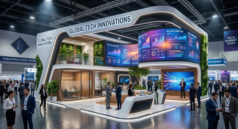 بناء منصات عرض دبي 2026 تصميم مستدام